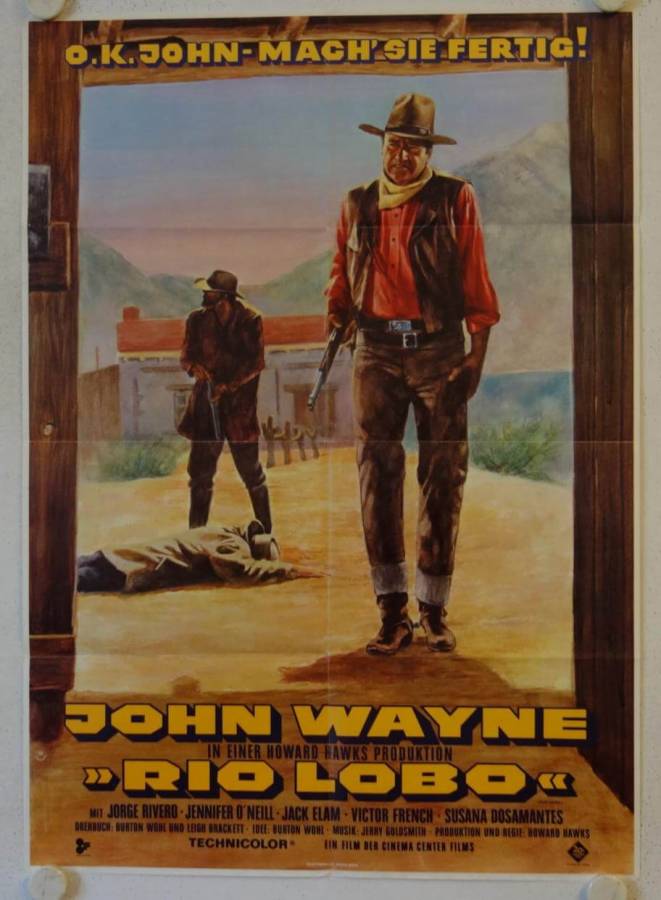 Rio Lobo originales deutsches Filmplakat